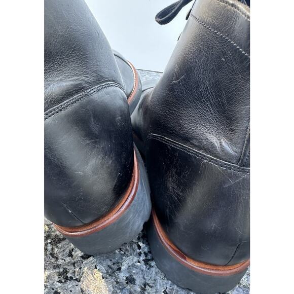 J Crew Kenton F4446 Black Leather Cap Toe Boots Men’s Size 12 main image 14